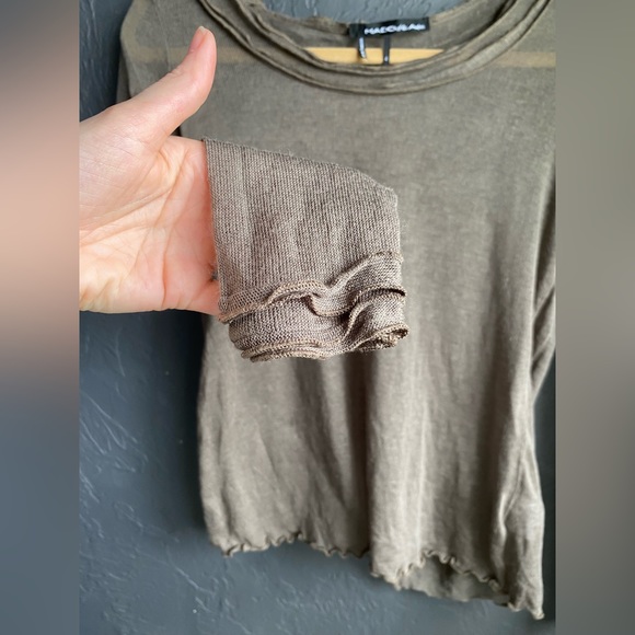 MADO et les Autres | Sheer Top | Color : Tan/Brown | Size: 4 - Picture 2 of 4